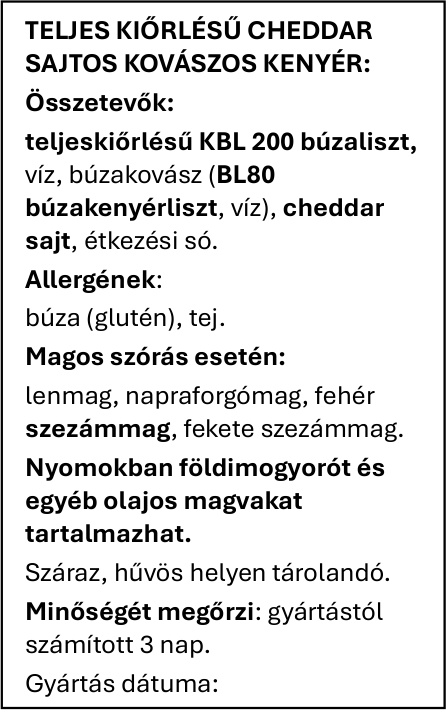 Teljes kiőrlésű kovászos kenyér