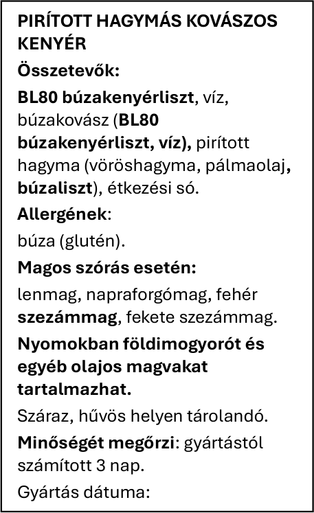 Kovászos kenyér
